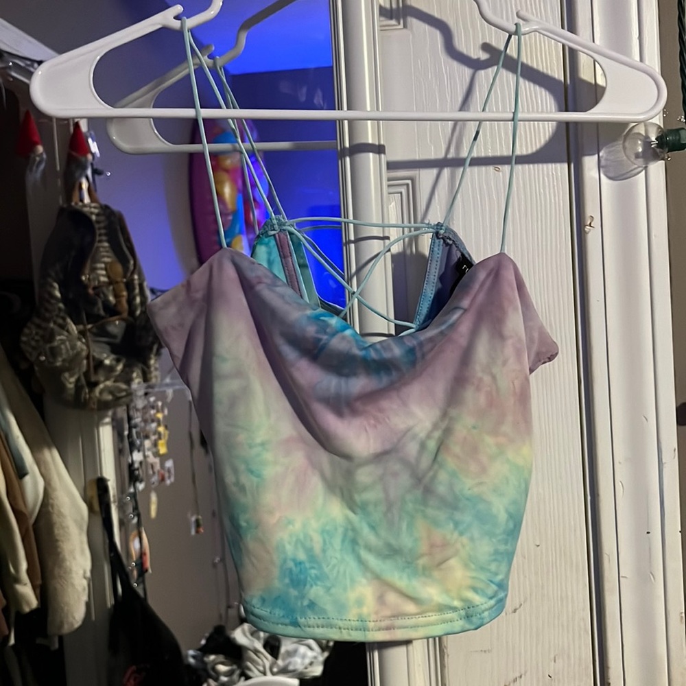 Rue21 multicolored crop top